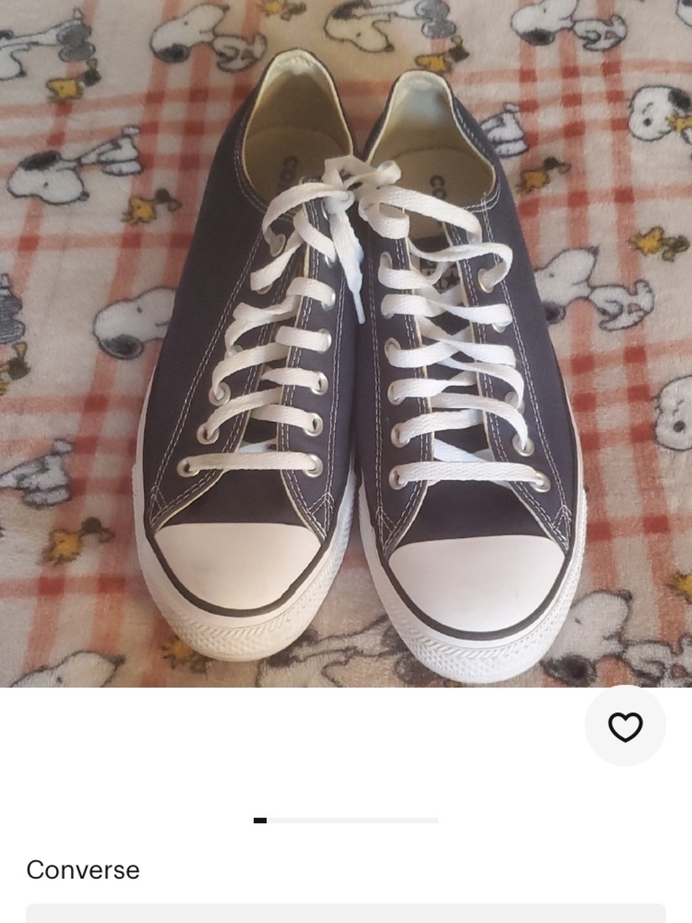 Converse Classic Low-Top Sneakers in Blue and White